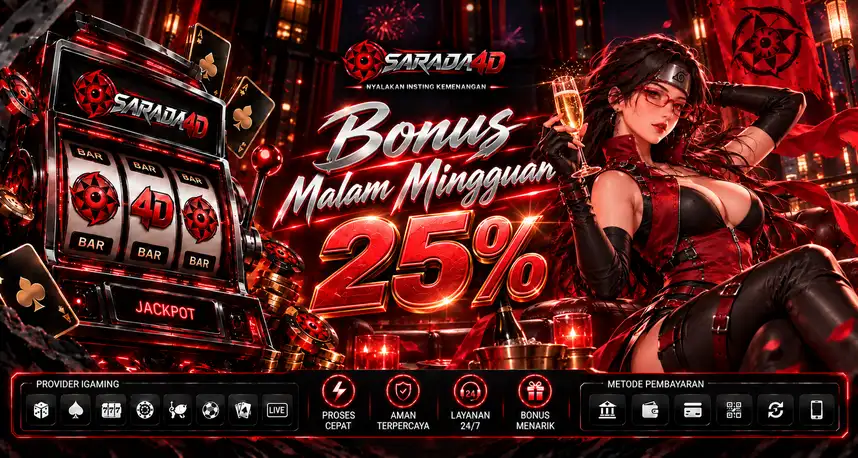BONUS MINGGUAN 25%