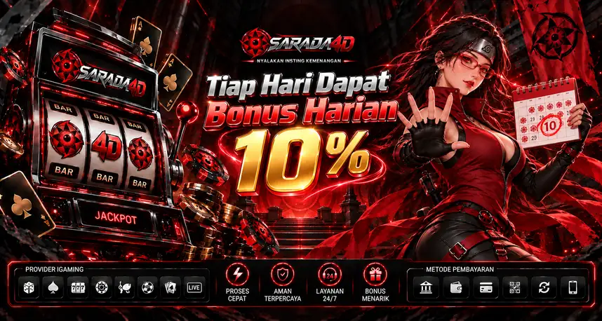 BONUS HARIAN 10%