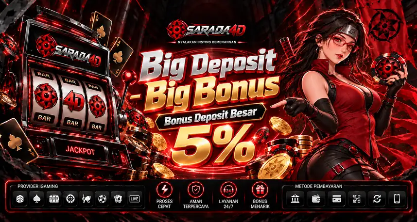 BONUS DEPOSIT BESAR 5%